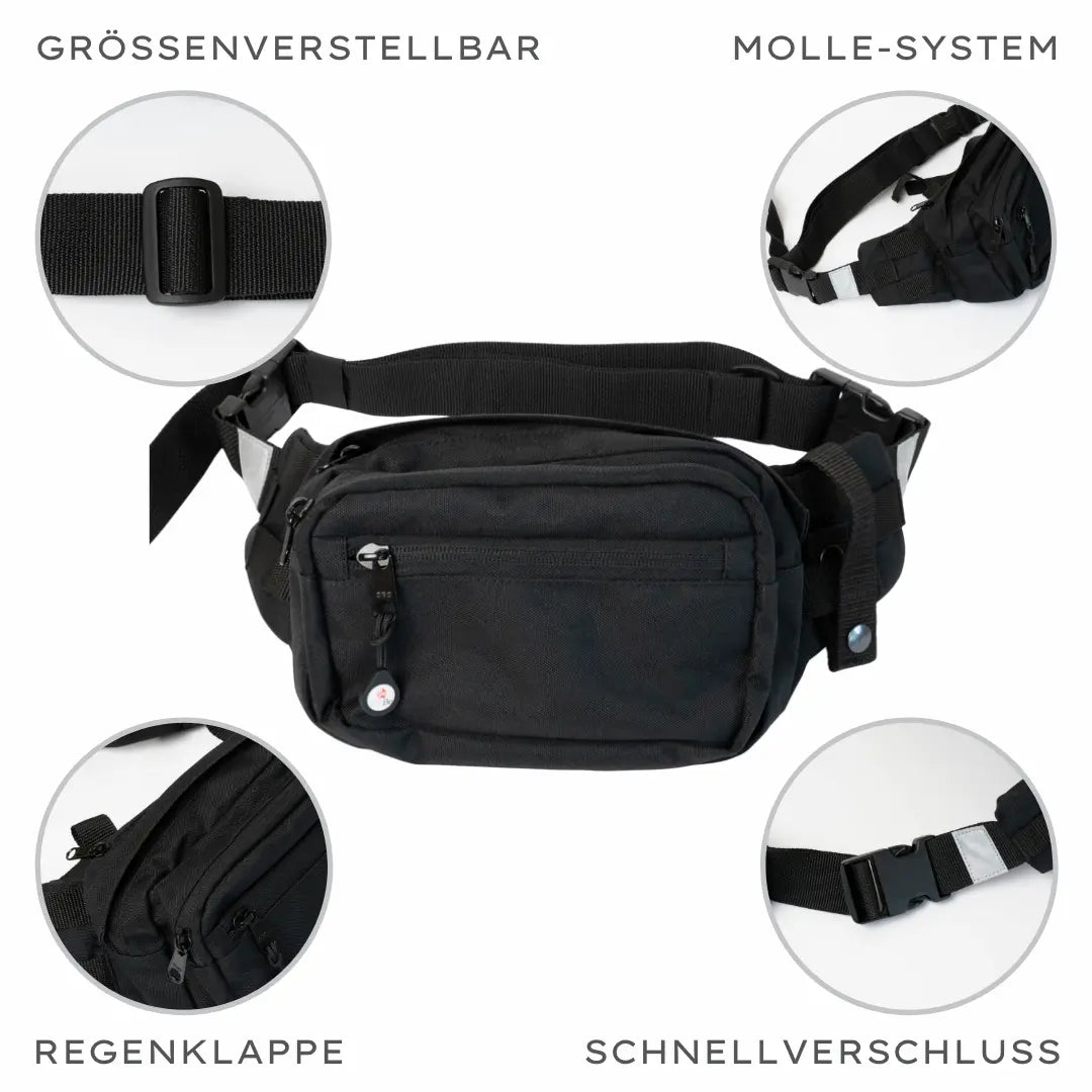 Grafik der TamBe Bag mit Funktionen