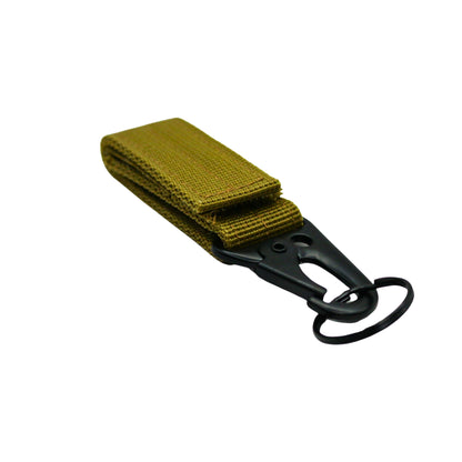 MOLLE Metallkarabiner khaki