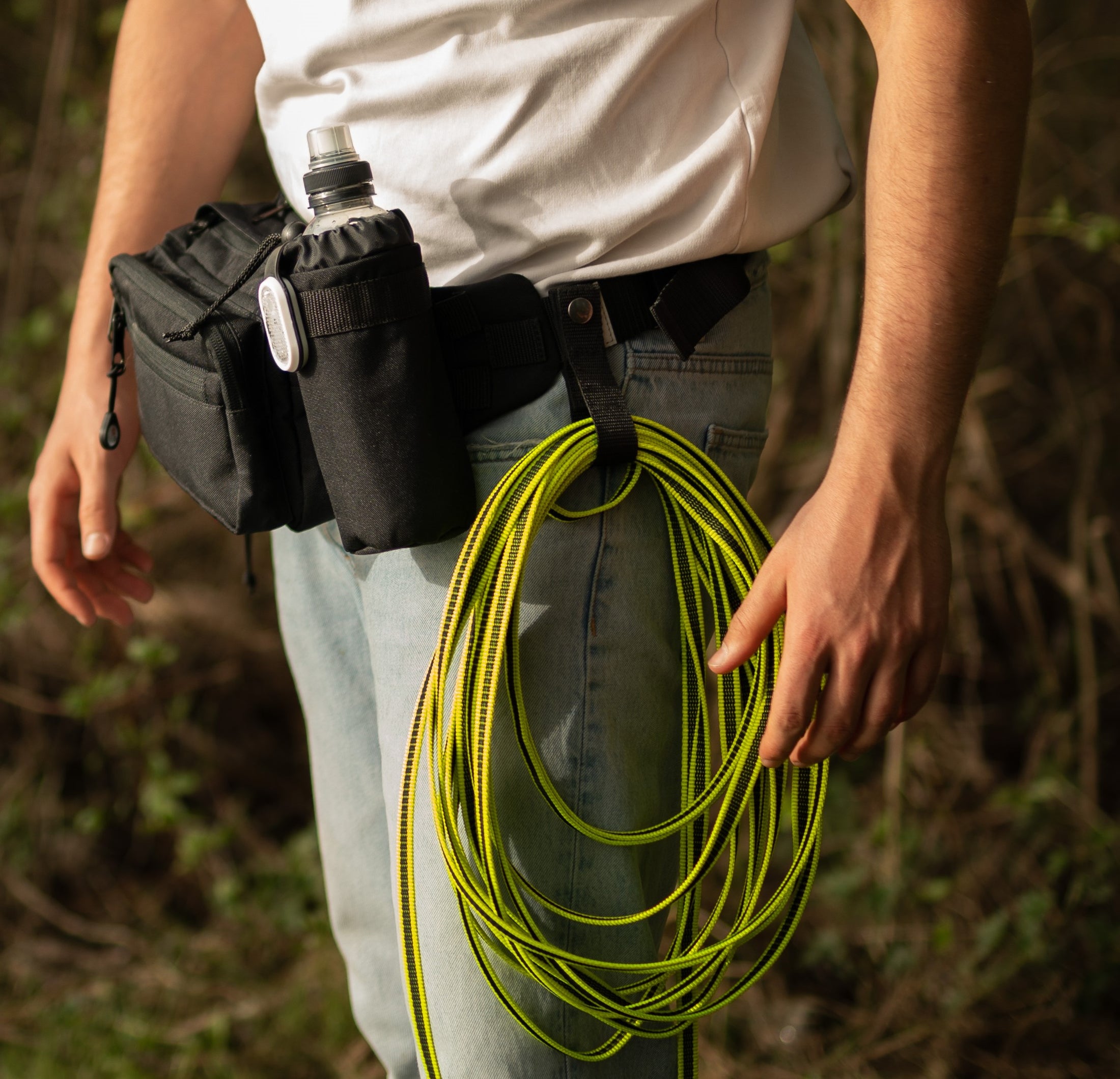 Gurtschlaufe an TamBe Bag in Anwendung