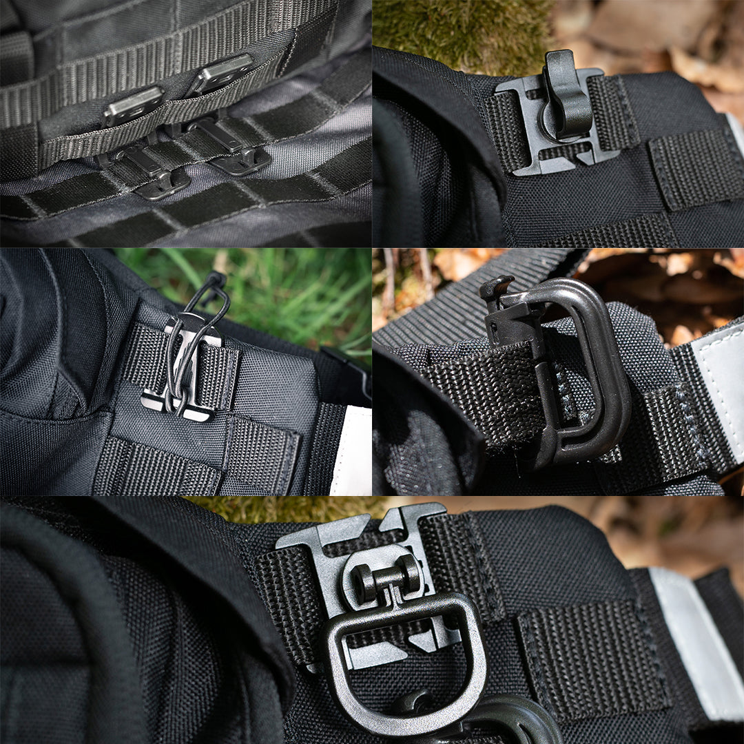 Molle 5er Set Collage schwarz